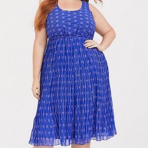 Torrid Blue Medallion Dress 4x